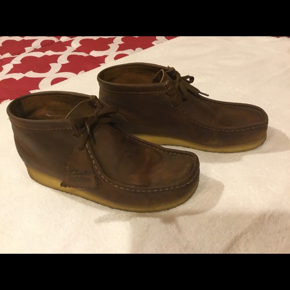 Clarks Originals Wallabee boots.